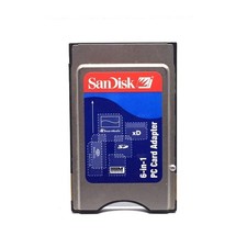 Sandisk 6 in 1 PCMCIA PC Card Adapter SDAD-67-A10 