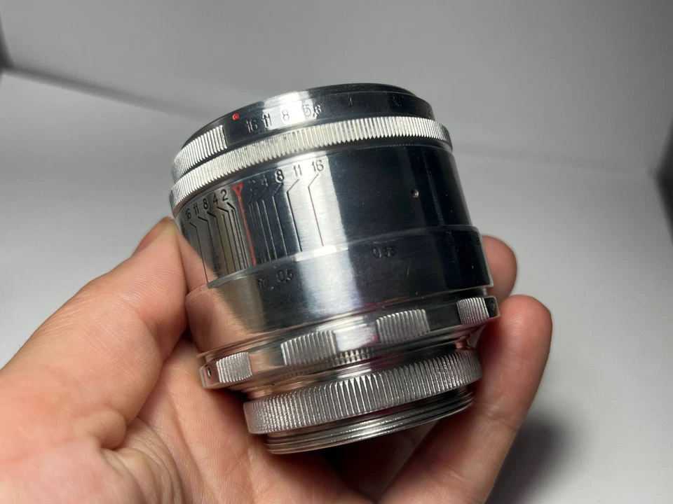 KMZ Helios-44 Silver 13 blades, 58mm F/2.0, M42 mount, USSR Lens FULLY SERVICED - Image 2 of 4