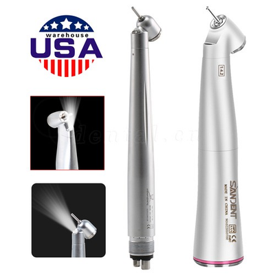 #ad Dental 45 Degree LED Contra Angle Surgical Handpiece 1:4.2 Increasing High Speed $227.64