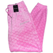Juicy Couture Pink Large Joggers Bottoms Velour Soft Size 16 Years RRP  95 New