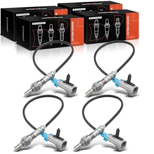 4Pcs O2 Oxygen Sensor Upstream and Downstream Compatible with Cadillac, Chevy