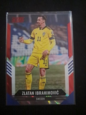 PANINI FIFA SCORE KARTEN 2021-22 ZLATAN IBRAHIMOVIC #1 RED LAVA PARALLEL SCHWEDEN 