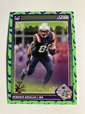 Demario Douglas 2024 Panini Score-A-Treat Green Bats #194 New England Patriots