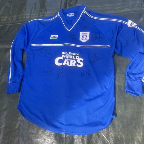 Xara Cardiff City Jeanne 34  Football Shirt Ken Thorne World Of Cars Original