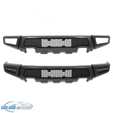 Raptor Style Black Steel Front Bumper Assembly For 2009-2020 Ford F-150 F150