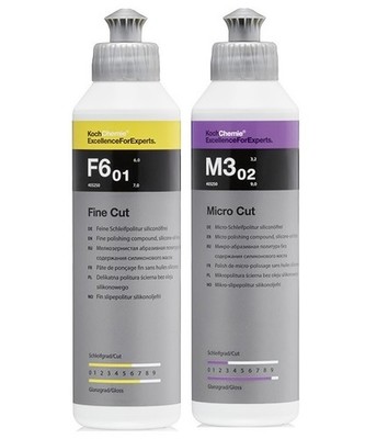 Koch Chemie Profi Politur Set Fine Cut F6.01 + Micro Cut M3.02 je 250 ml