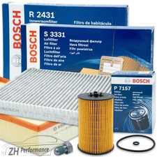 BOSCH INSPEKTIONSPAKET Filter Set Satz Aktivk...