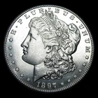 1897-S Morgan Silver Dollar Silver ---- Gem BU PL Stunning Coin ---- #PP494