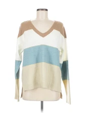 H By Halston Women Ivory Pullover Sweater M