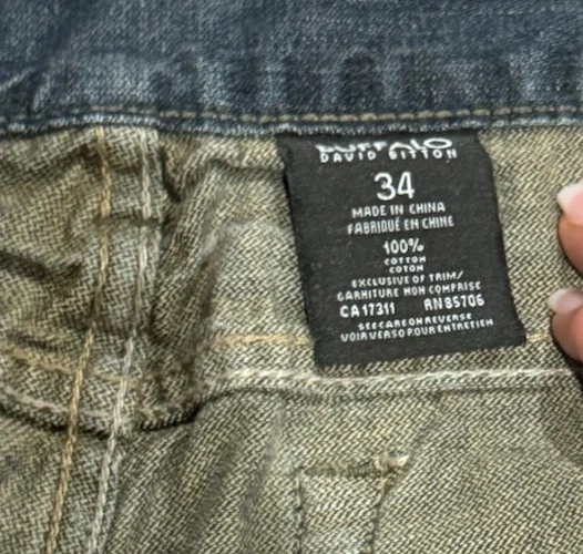 Jeans Buffalo de David Bitton para hombre rectos 100 % algodón talla 34x30 Driven Basics Foto 4 de 4
