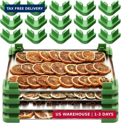 Briwooody 16 Pcs Original Tray Stackers Compatible with Harvest Right Freeze Dry