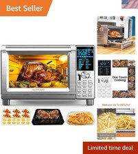 Bravo Freidora de Aire Tostadora Horno Inteligente, Encimera 12 en 1 Convección, 30-QT XL C...