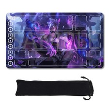 Riven - Alfombra de juego League Of Legends Riftbound 24x14 pulgadas + Bolsa de almacenamiento gratuita