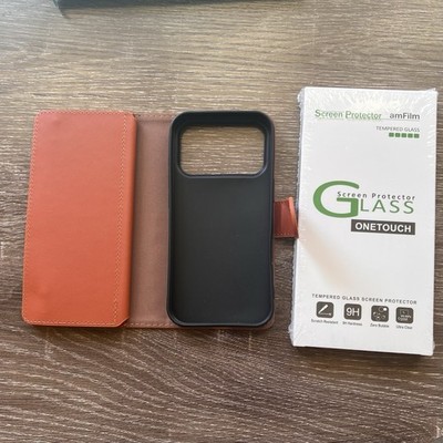 Shieldtop IPhone 17 Pro Brown Wallet Case