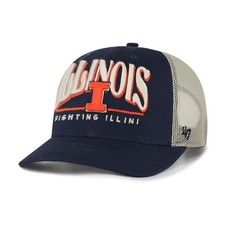 Men's '47 Navy Illinois Fighting Illini Arid Adjustable Trucker Hat