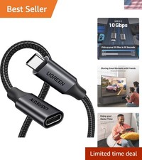 USB C Extension Cable 3.3Ft Fast Charging 100W 4K Video Transfer