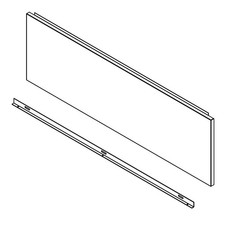 Elkay ACCESS12x38-5 Access Panel Kit and L-Bracket for Bi-Level - Stainless