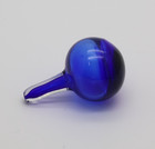 Jean Claude Novaro Cobalt Blue Metallic Art Glass Perfume Bottle — photo 8