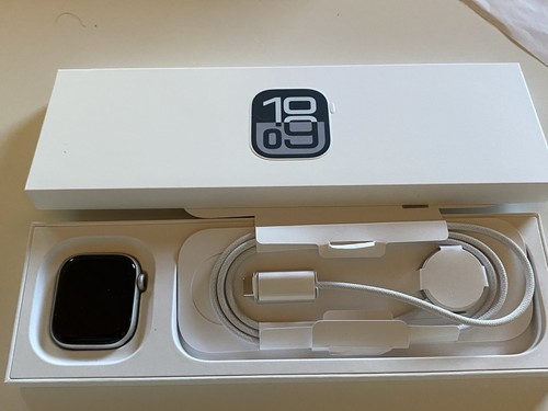 Apple Watch Serie10 42mm Silver Cellular GPS eSim mit Rechnung - Bild 2 von 10