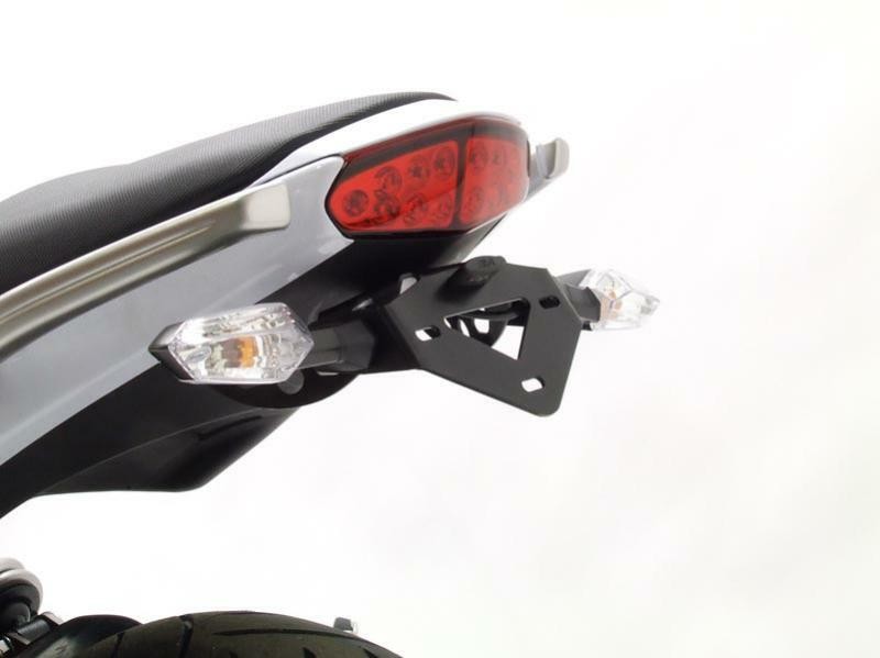 Support de plaque R&G Racing pour remplacer la bavette d'origine Kawasaki ER-6