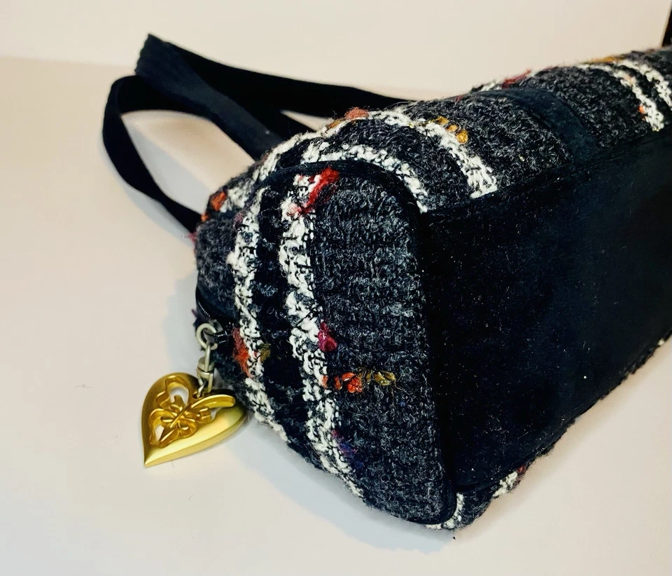 Vera Bradley клетку твидовый бархат наплечная сумка сумочка сумка - Изображение 3 из 4