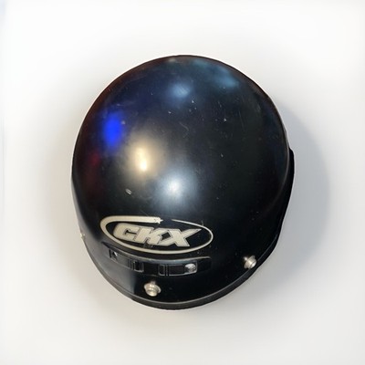 CKX Slick Motorcycle Helmet, Half-Helmet, Black Size Large With Dust Bag