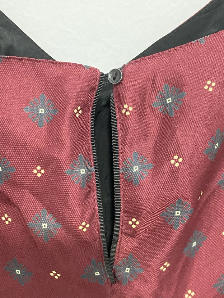 Vestido para mujer RAG & BONE azul seda sin mangas talla 8 hecho en EE. UU. Foto 4 de 4