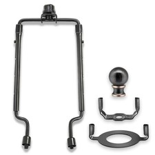 7 8 9 10 inch Lamp Shade Harp Holder,Adjustable Black Color - 1 Set