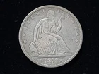 1874 Arrows Liberty Seated Silver Half Dollar Fine+ 40427