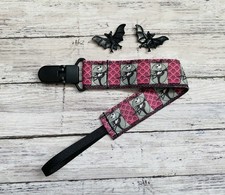 Halloween Nightmare Skeleton Pacifier Clip Gothic Goblin