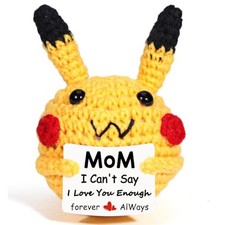 Mom Gifts from Daughter Son,Birthday Mothers Day for Mama Positive Crochet