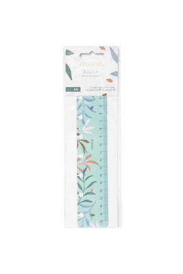 Filofax A5 Größe Notizbuch Lineale - Konfetti Garten botanisch Mondlicht minimal