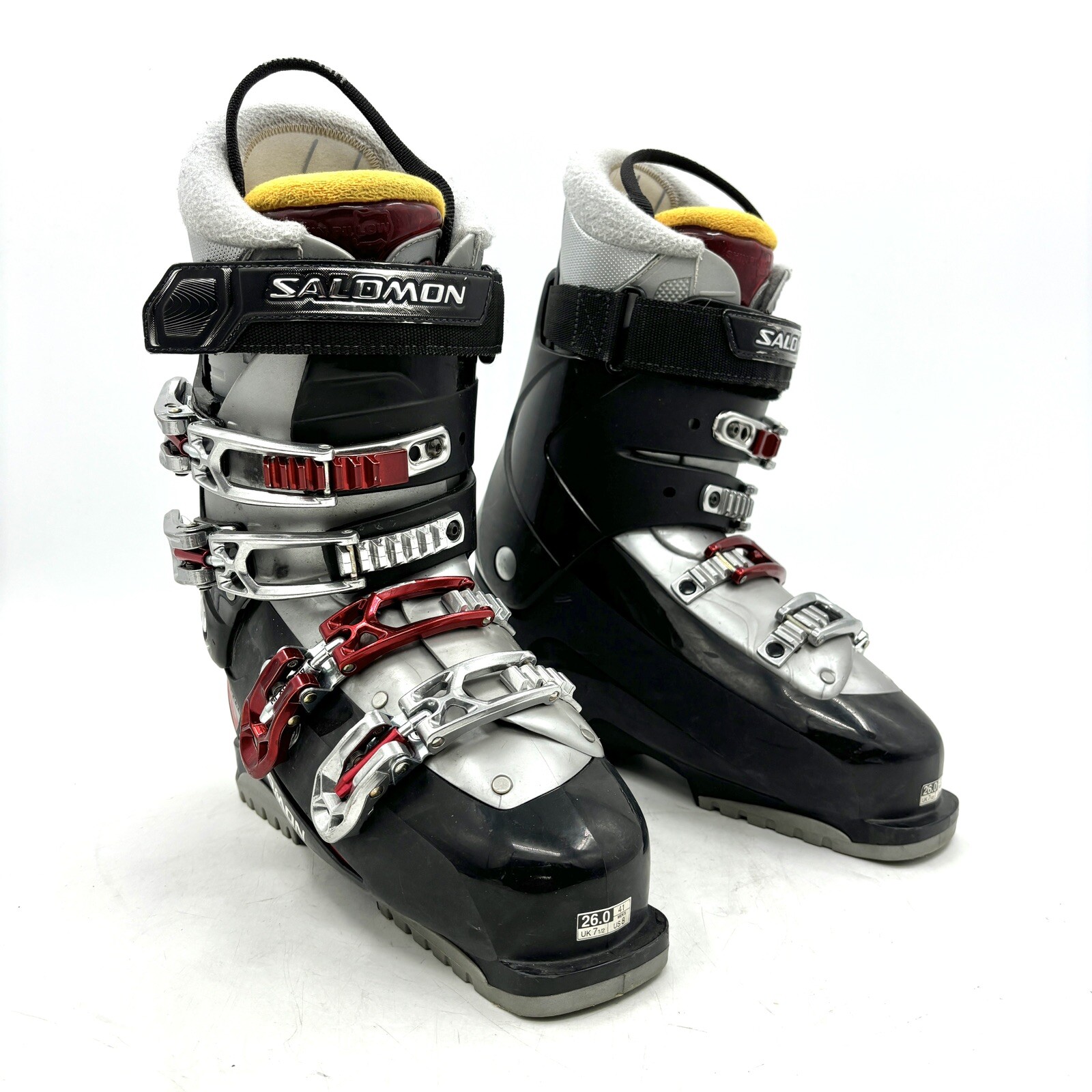 Scarponi da sci alpino Salomon Performa 7.5 neri da uomo taglia 26 8