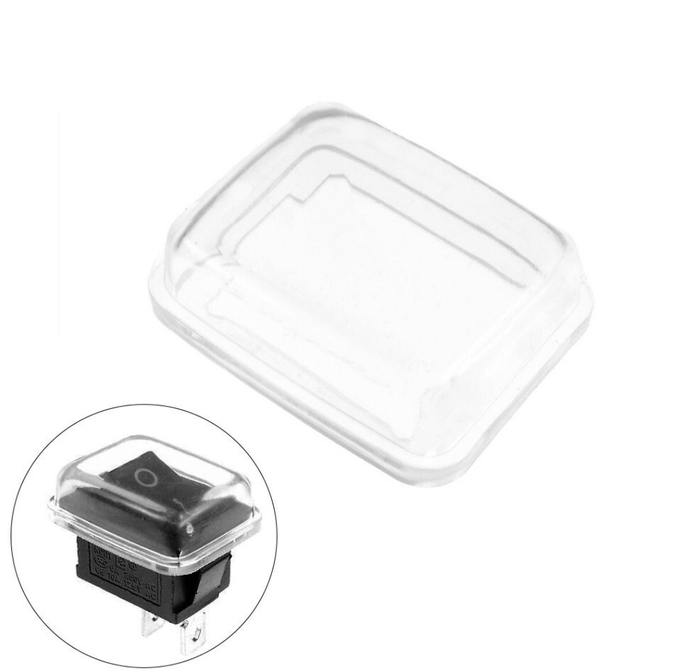 Transparent Rectangle Rocker Switch Cover Waterproof and Dust proof ...