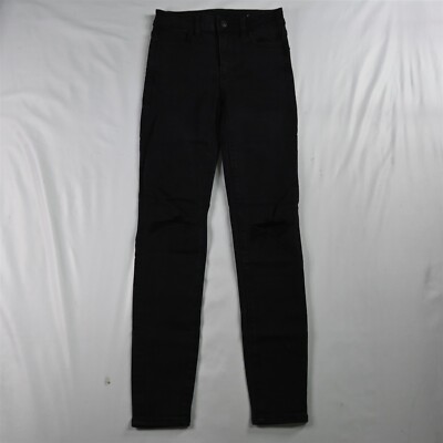 American Eagle 0 Super Hi Rise Jegging Black Stretch Denim Womens Jeans