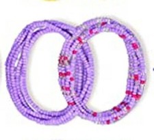 2 PC Handcrafted Waist Beads Jewelry African Bohemia Bracelets Anklet New 1339