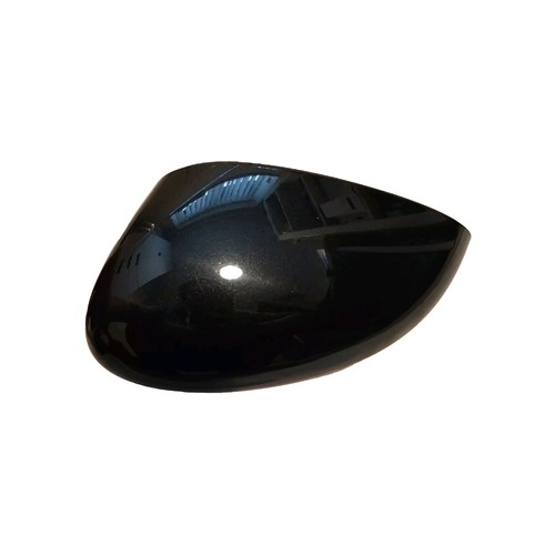 Panther black left passenger side door wing mirror cover cap for Ford