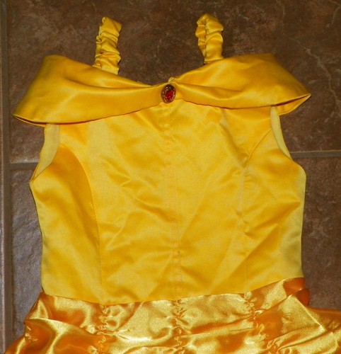 DISNEY Beauty And The Beast BELLE Halloween COSTUME 7 8 10 ? + Accessories - Picture 3 of 11