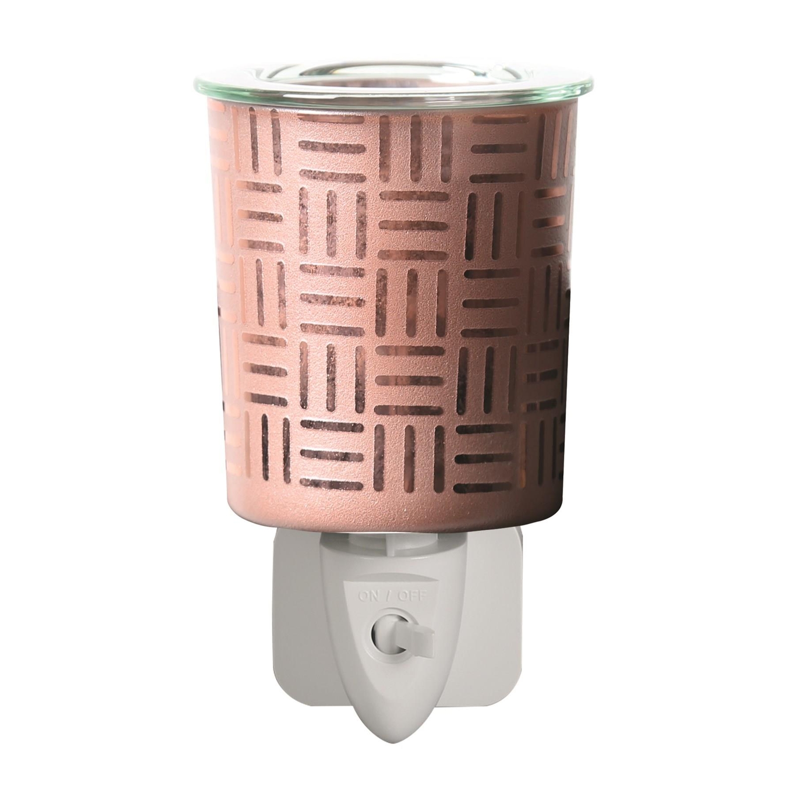 Wax Melt Burner Electric Plug In Warmer Melter Fragrance Oil Copper Square Aroma