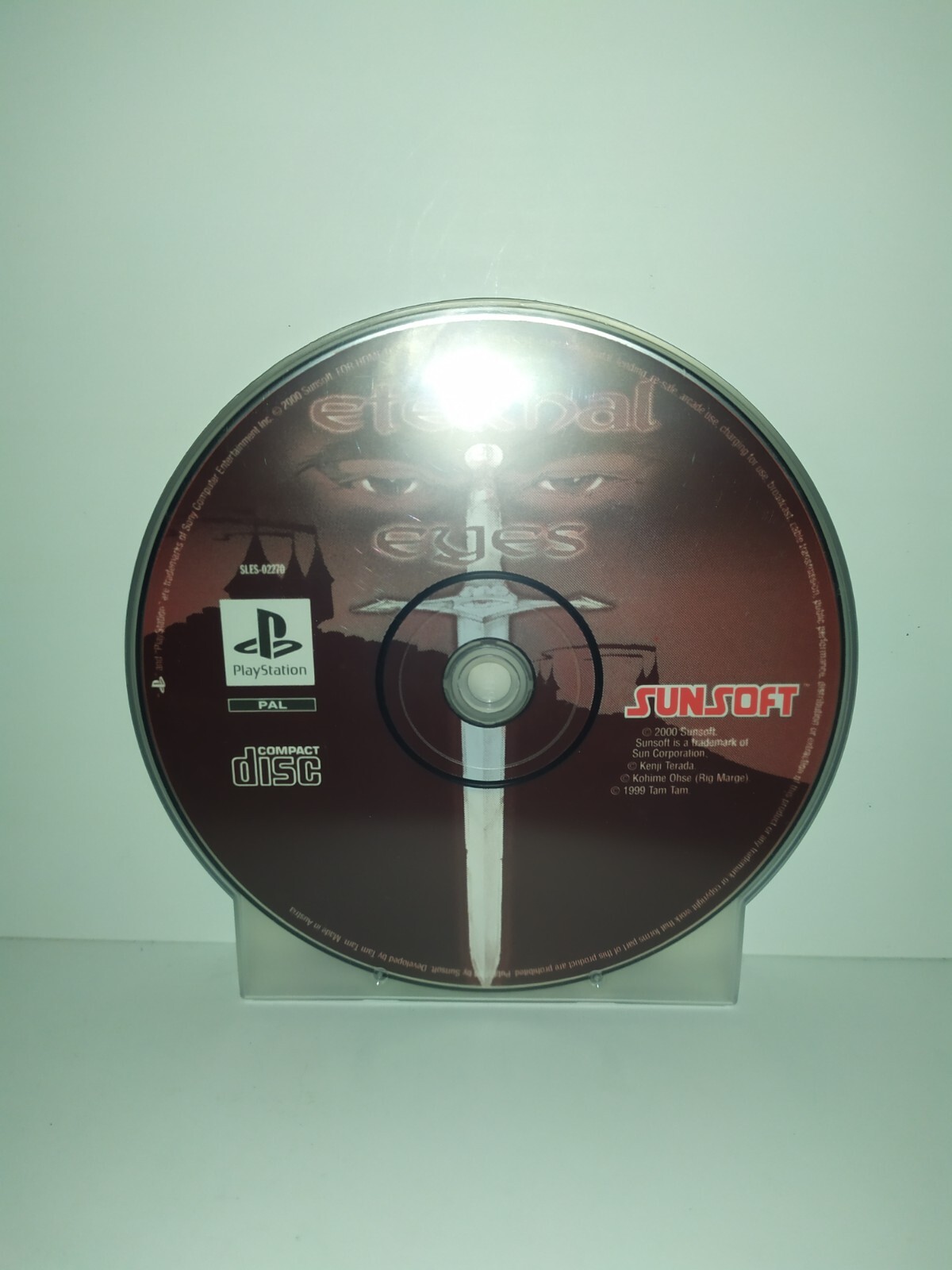 Eternal Eyes rpg Sony Playstation 1 PS1 Psone psx sunsoft SLES-02270 en loose