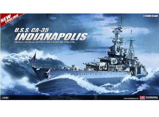 Academy 1/350 14107 USS Indianapolis CA-35