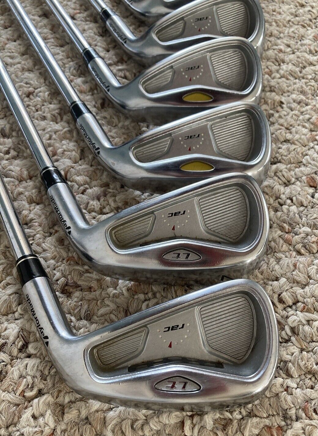 Taylormade Rac Lt TaylorMade RAC LT RH Iron Set 5-9 PW GW SW Stiff Flex Tru Temper 110 ...