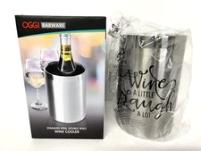 OGGI Stainless Steel Double Wall Wine Cooler Model 7023