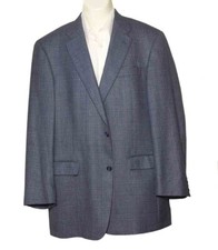 Hart Schaffner Marx Gold Trumpeter Loro Piana Cashmere Blazer Plaid Size 42L