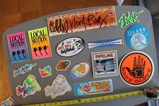 Billabong Local Motion Op Greg Noll Roxy G&S Body Glove Surf STICKER - Lot of 16