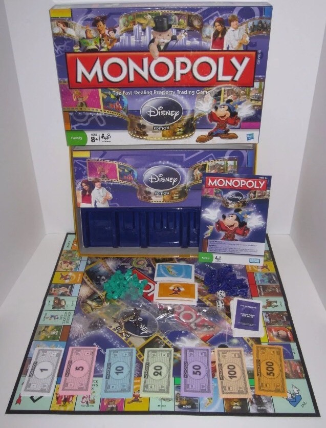 Monopoly - Disney Edition - 2009 - Golden Tinkerbell - Hasbro