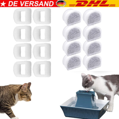 Ersatzfilter für Petsafe Drinkwell Avalon, 16 Pack Aktivkohlefilter Pet Supllies