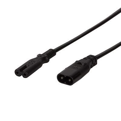 LogiLink  power cable extension 2 m black CP129