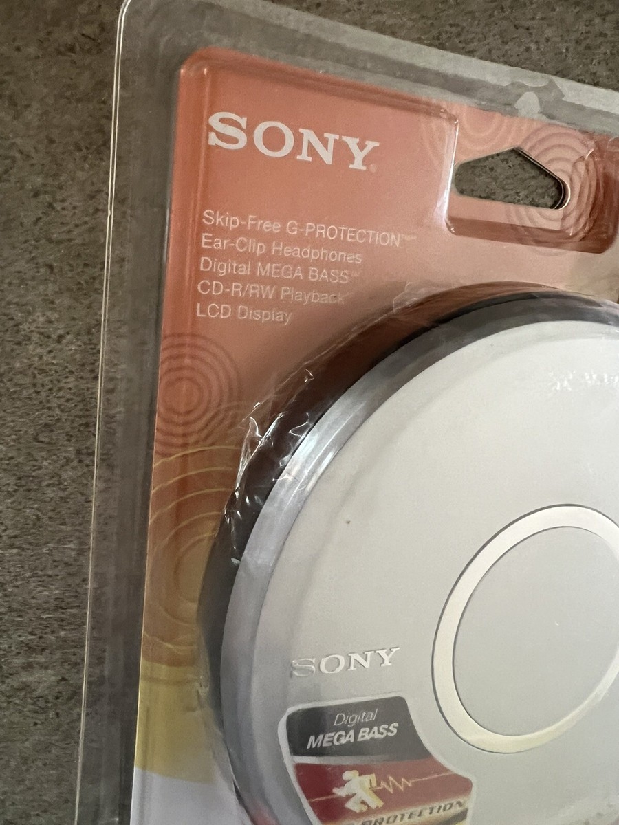 Vintage Sony CD Walkman Silver D-EJ011 Sealed in package New Vintage Sony CD Walkman Silver D-EJ011 Sealed in package New