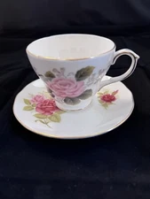 Vintage Made in England Bone China Duchess tea cup and saucer (B)